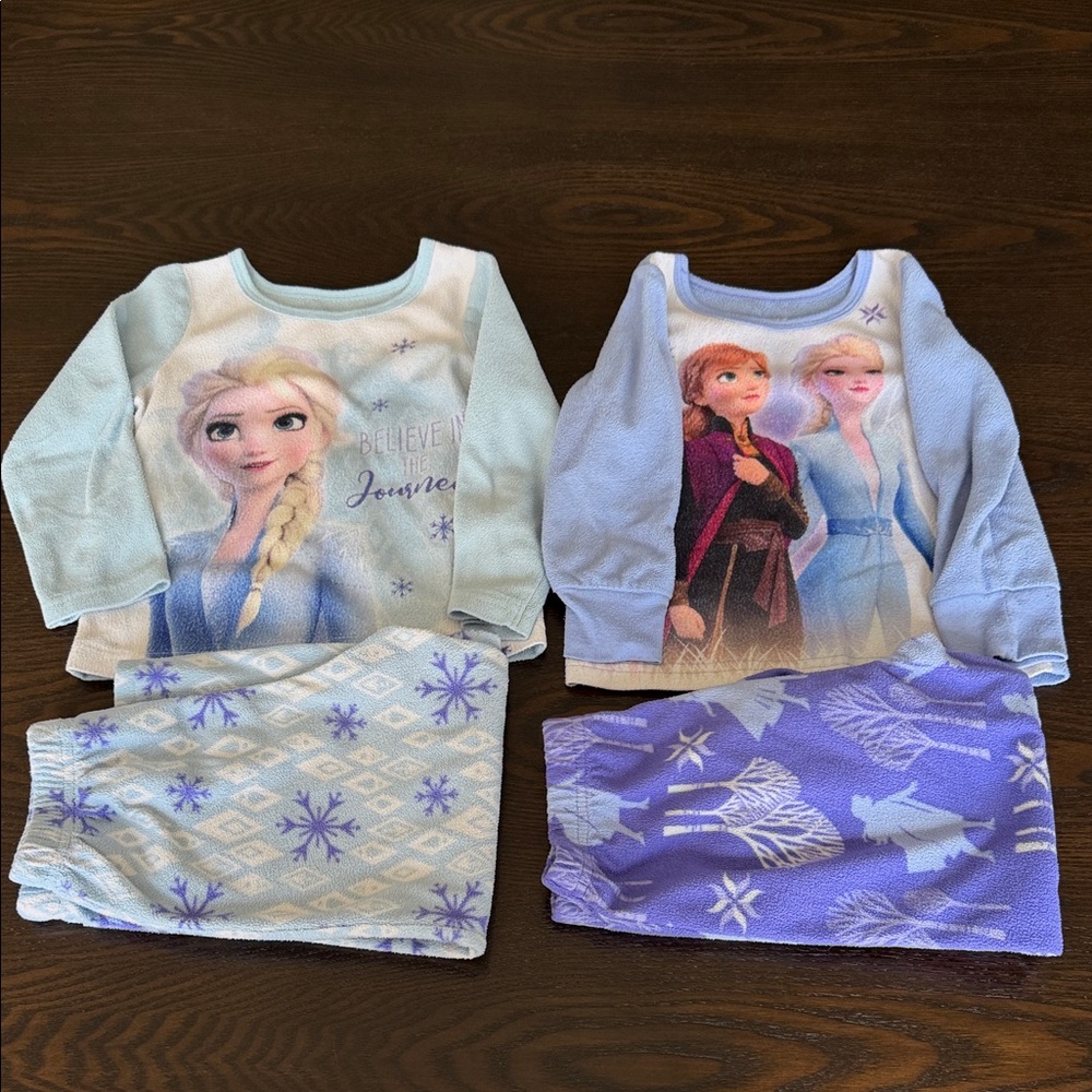 Disney Frozen Kids Pajama Set - Light Blue and Lavender